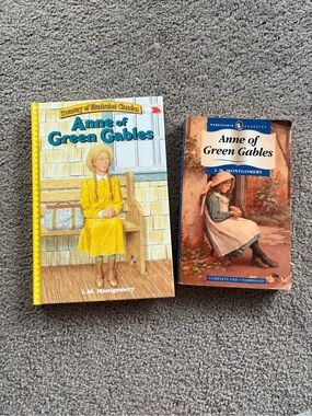 Anne of Green Gables Book Bundle Illustrated Hardcover + Classic Edition